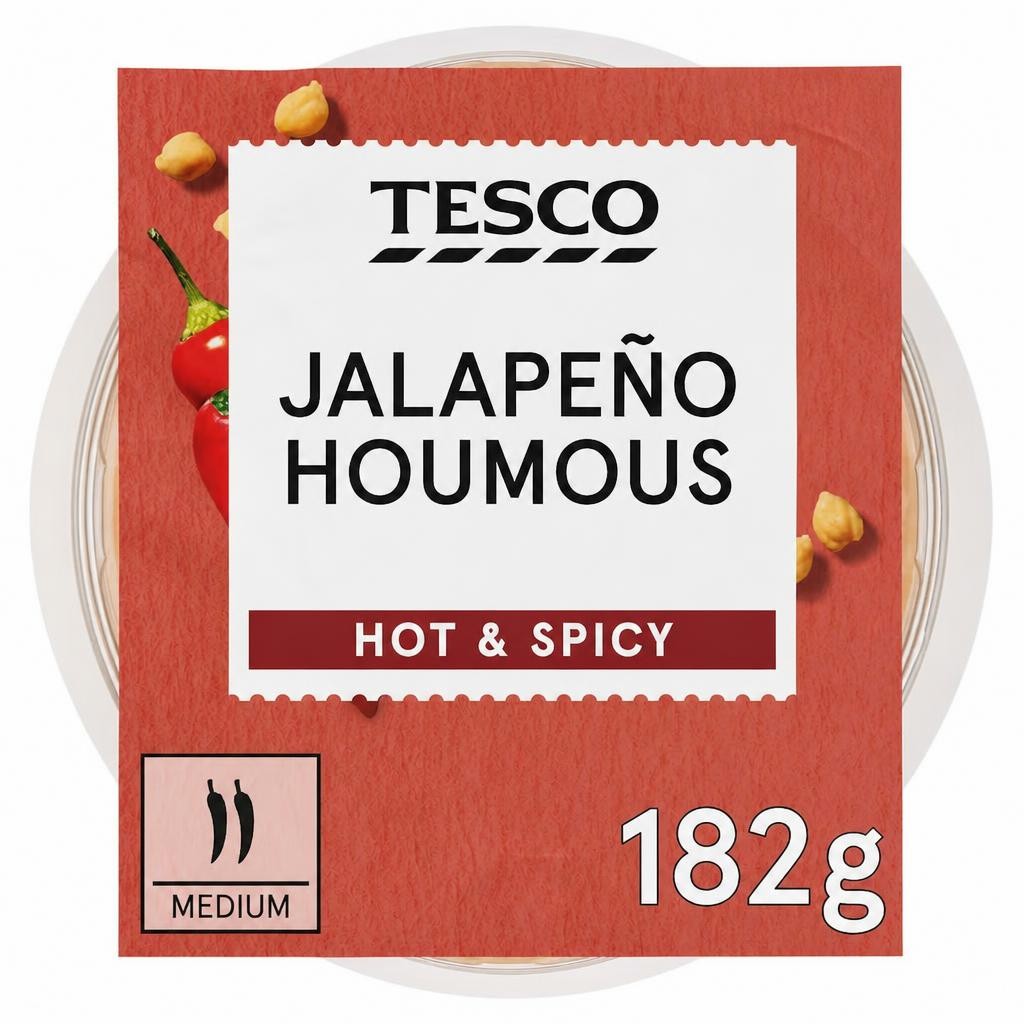 Tesco Jalapeño Houmous 182g