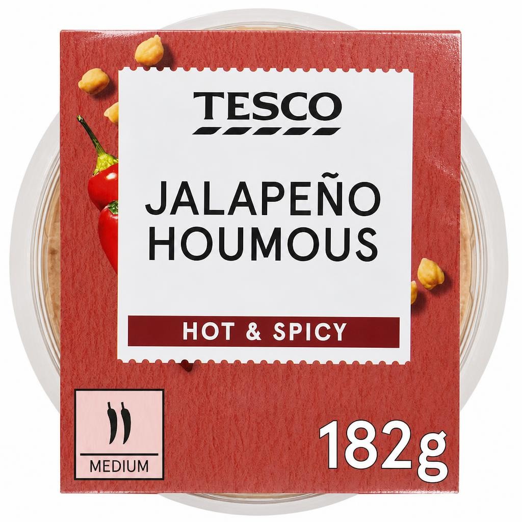 Tesco Jalapeño Houmous 182g