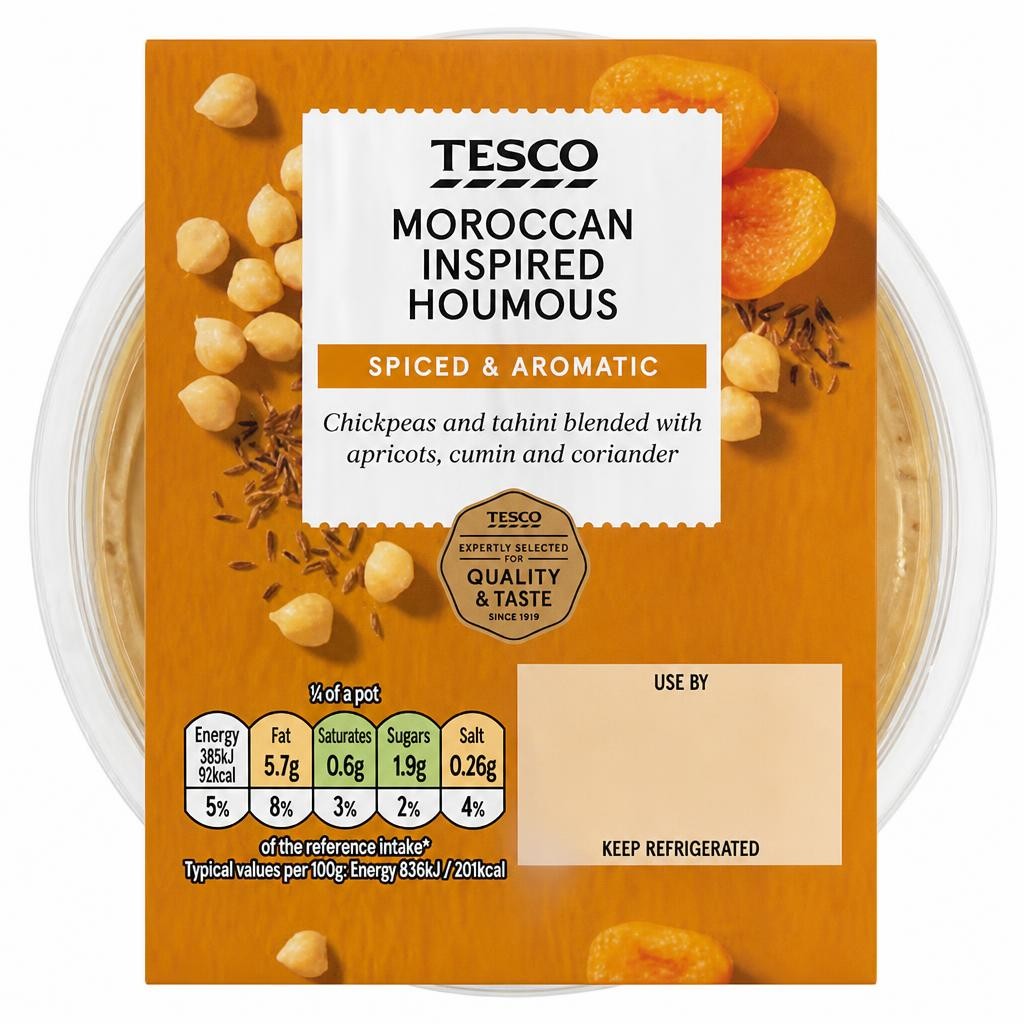 Tesco Moroccan Houmous 182g