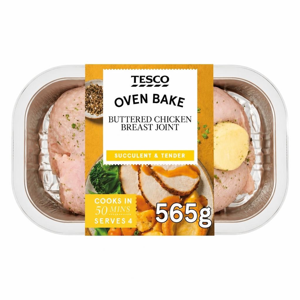 Tesco Buttered Chicken Breast Joint 565g