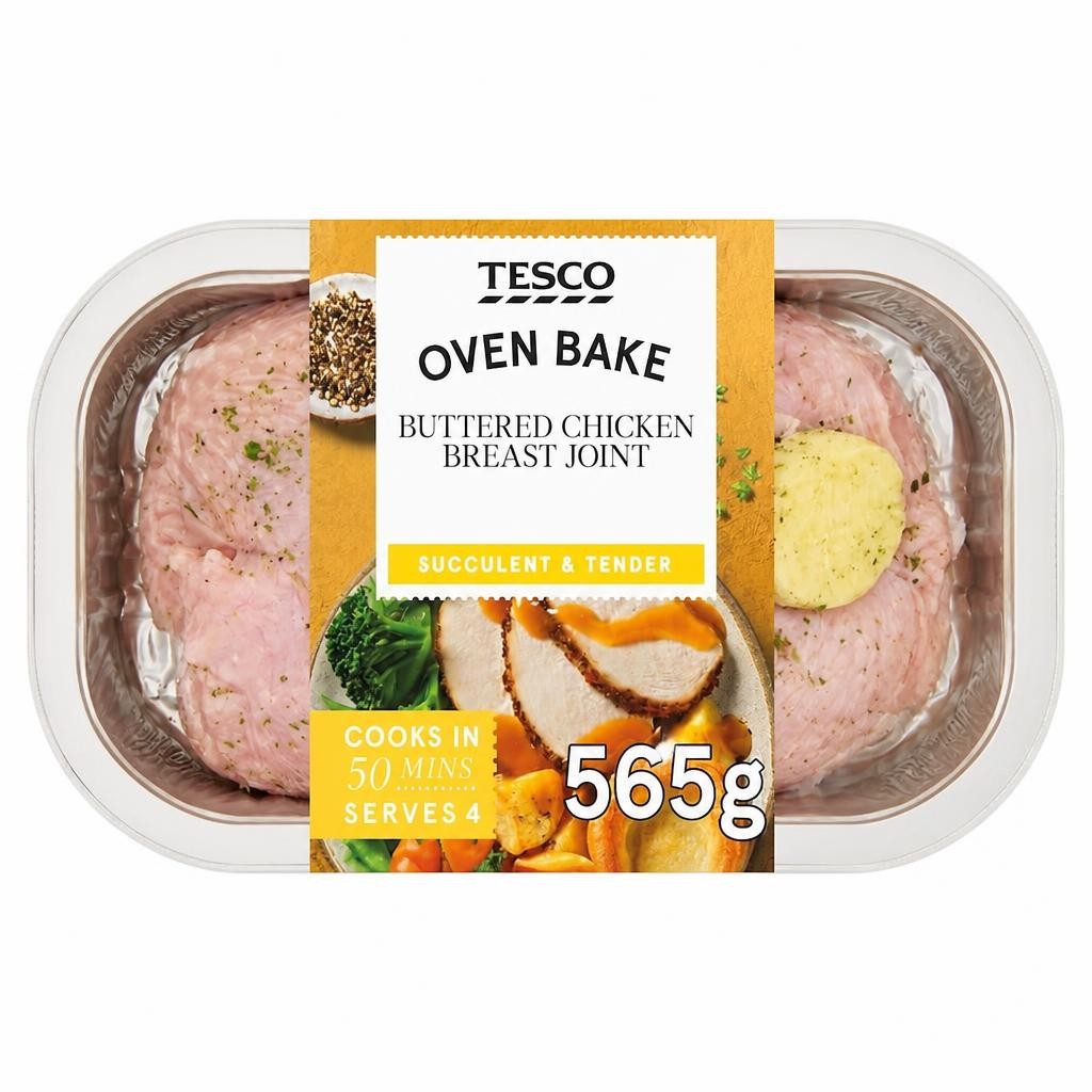 Tesco Buttered Chicken Breast Joint 565g