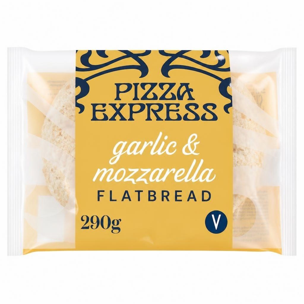 Pizza Express Garlic & Mozzarella Flatbread 290G