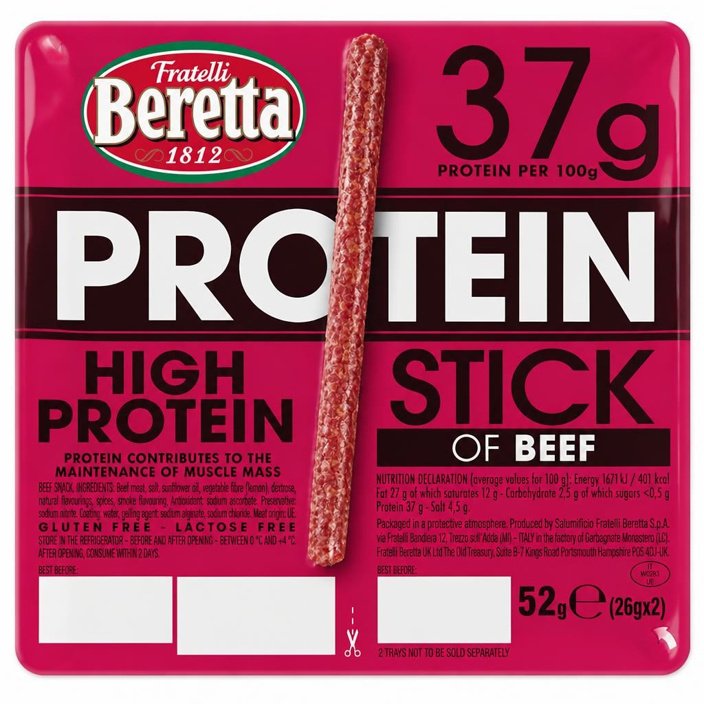 Beretta Beef Protein Sticks 52g