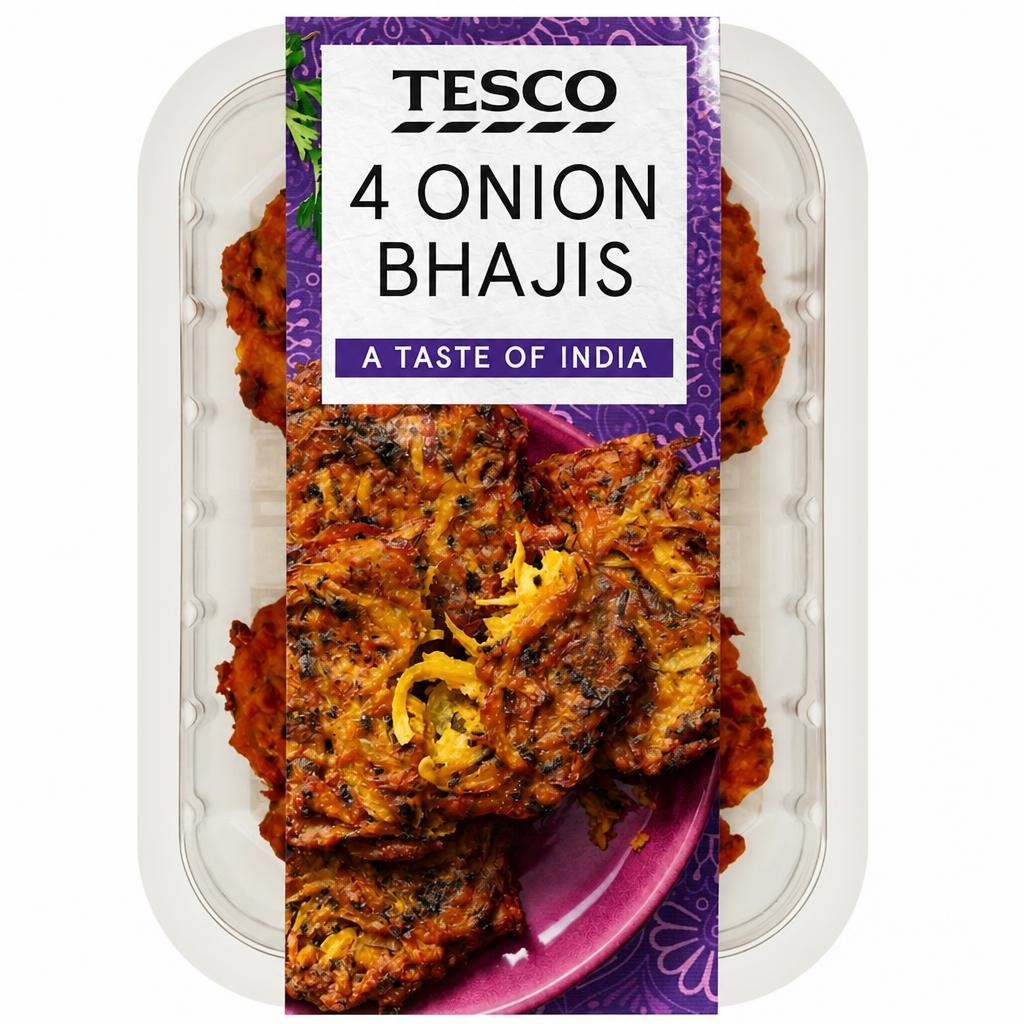 Tesco 4 Onion Bhajis 200g