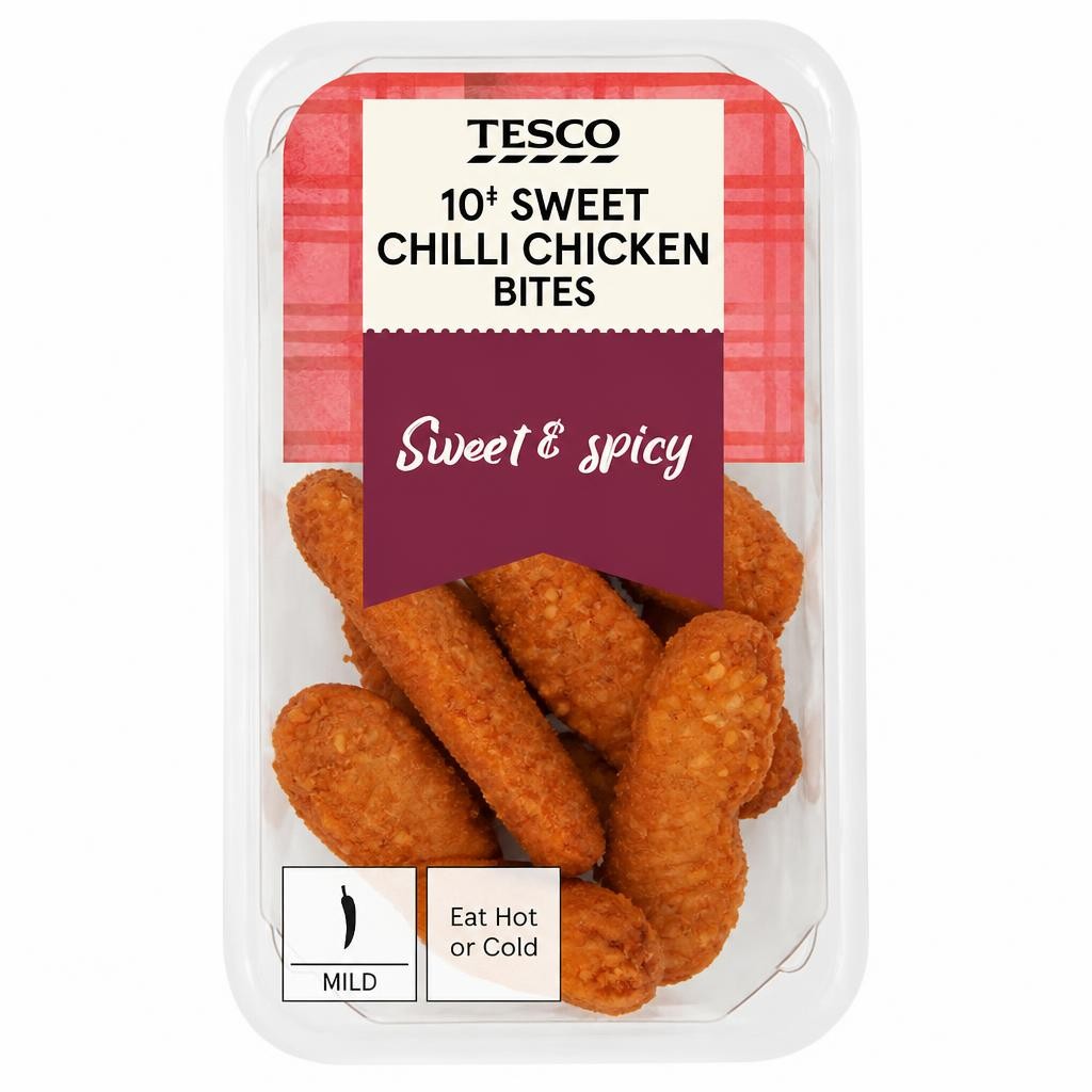 Tesco 10 Sweet Chilli Chicken Satay bites 120g