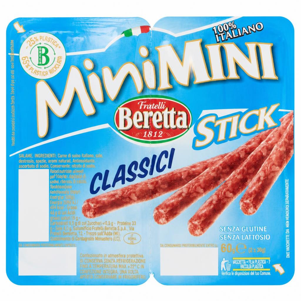 Beretta Salami Sticks 60G