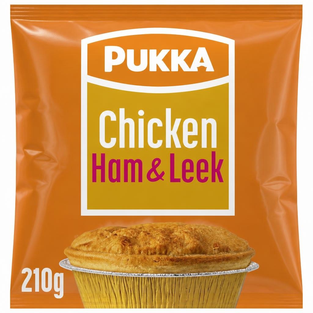 Pukka Chicken Ham and Leek Pie