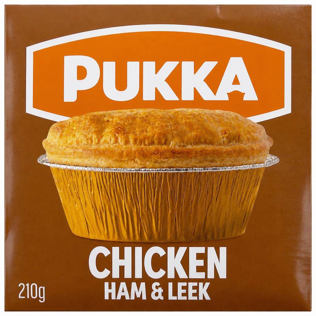 Pukka Chicken Ham and Leek Pie