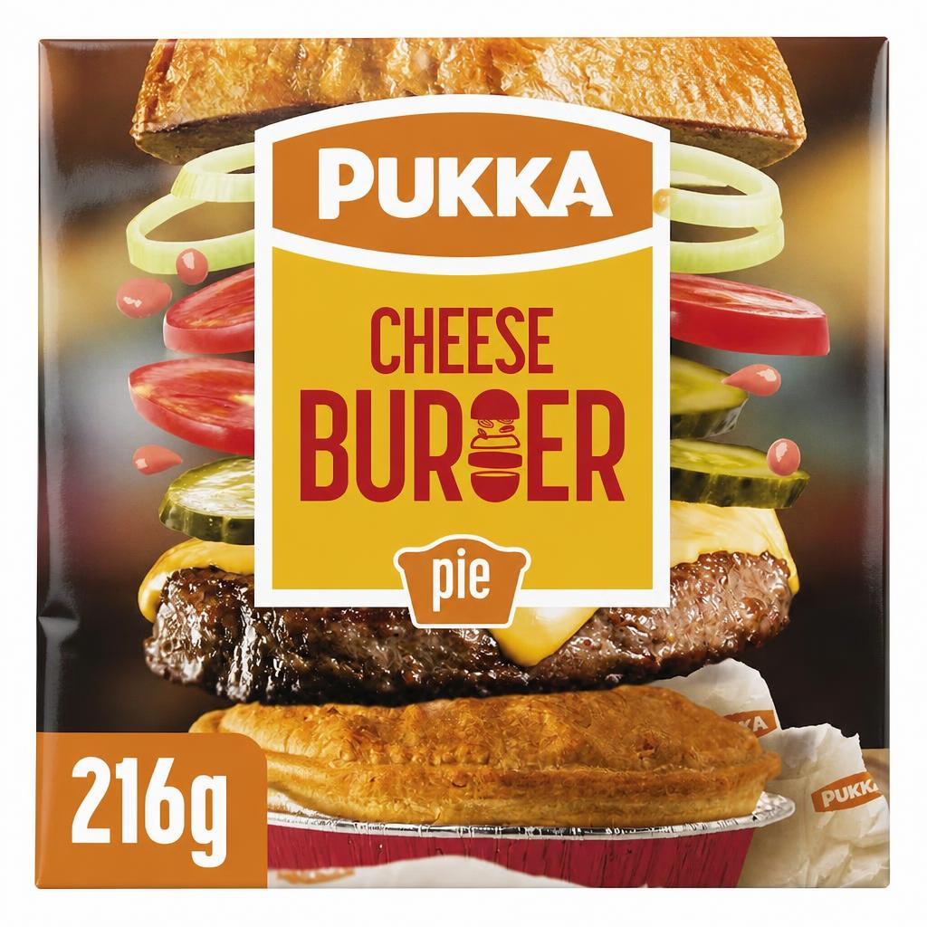 Pukka Cheese Burger Pie