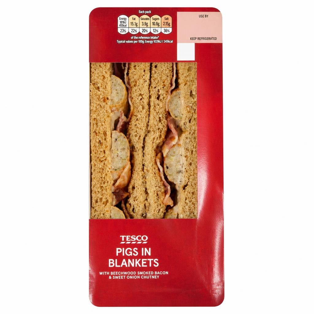 Tesco Pigs in Blankets Sandwich