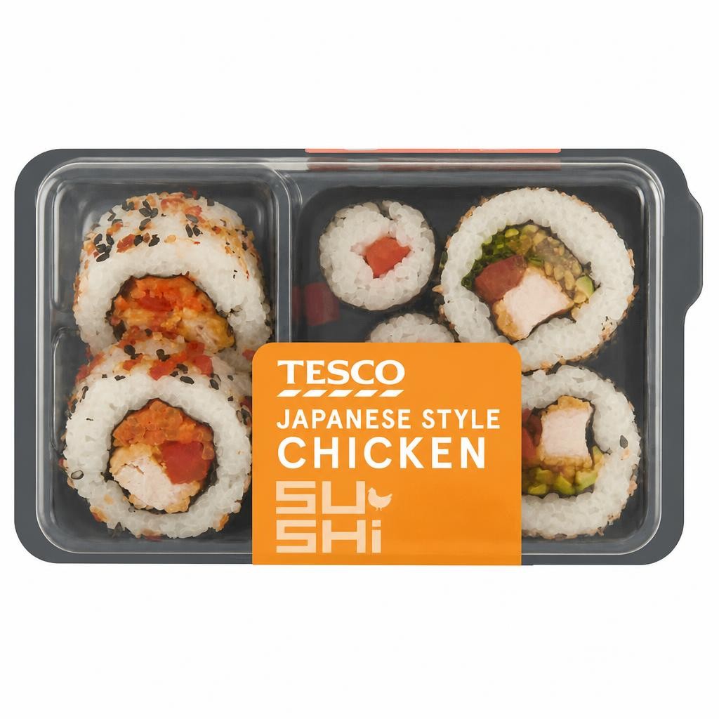 Tesco Japanese Style Chicken Sushi 135g
