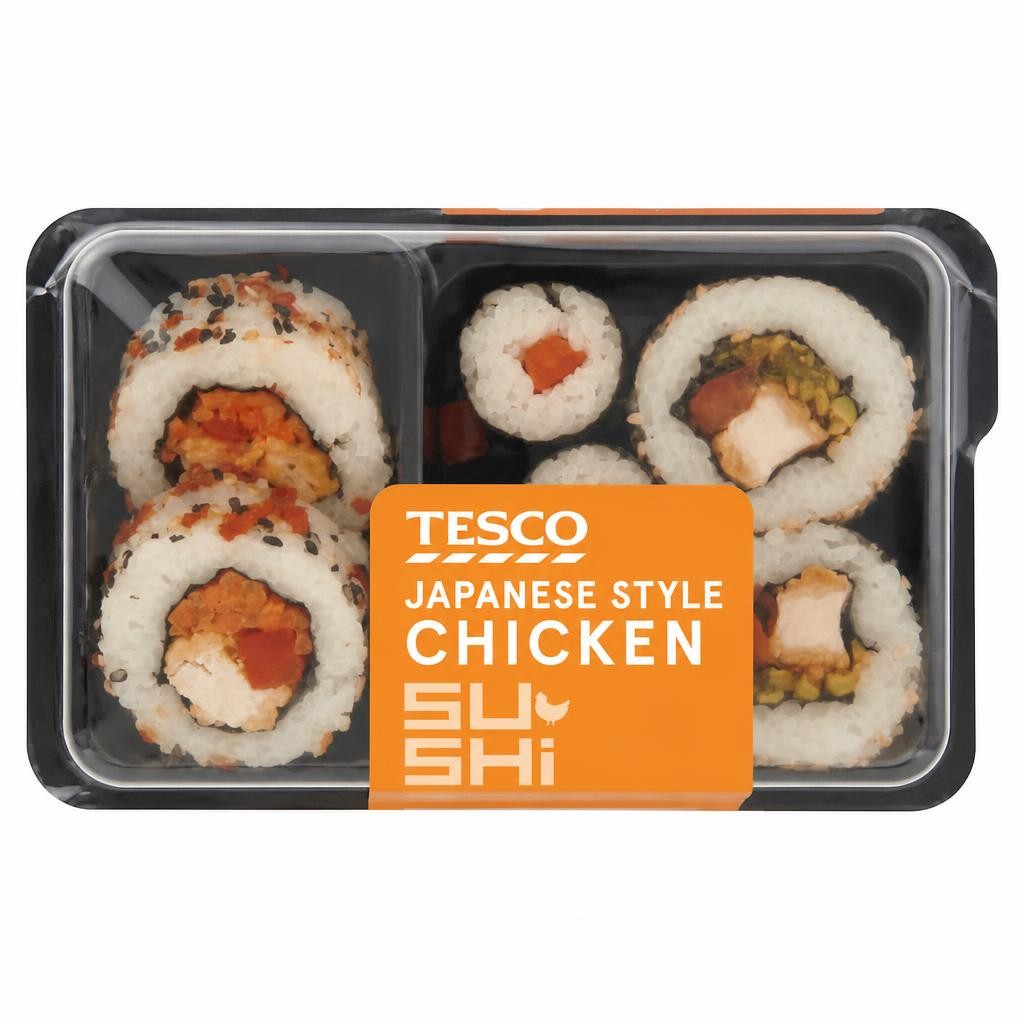 Tesco Japanese Style Chicken Sushi 135g