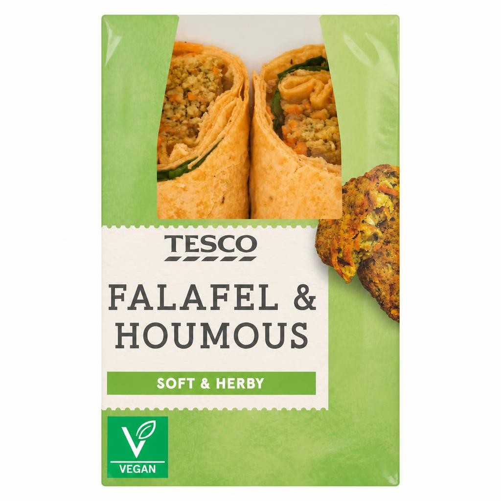 Tesco Falafel & Houmous Wrap