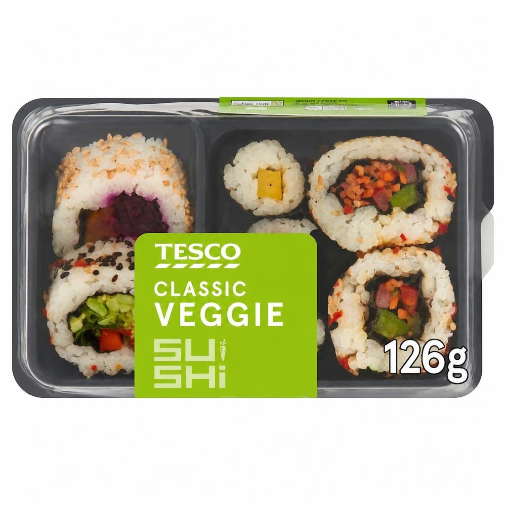 Tesco Classic Veggie Sushi 126g