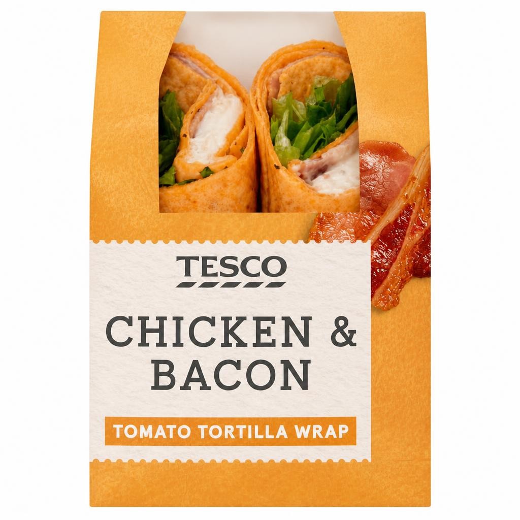 Tesco Chicken & Bacon Wrap