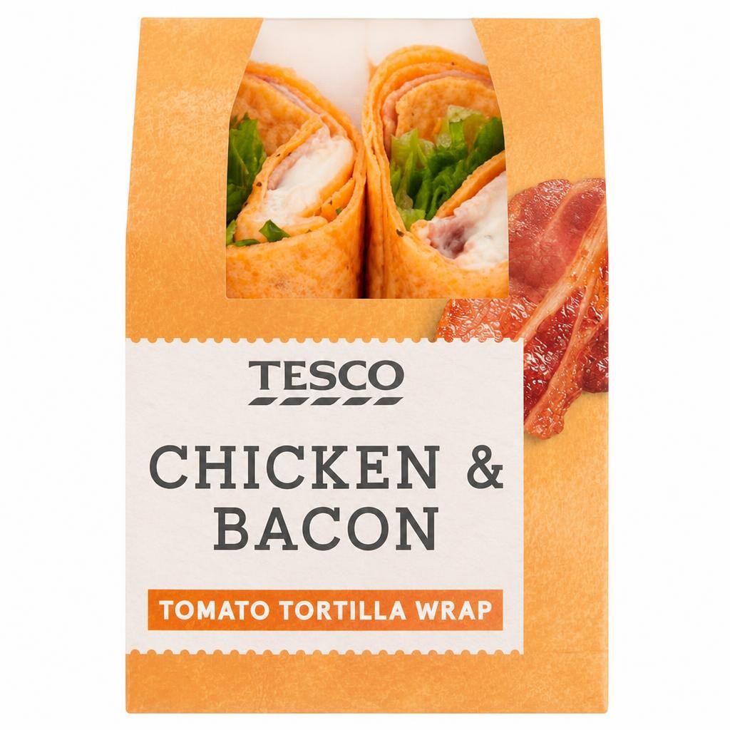 Tesco Chicken & Bacon Wrap