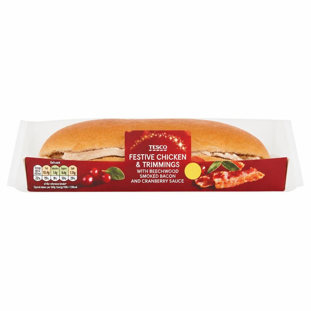 Tesco Festive Chicken & Trimmings Sub
