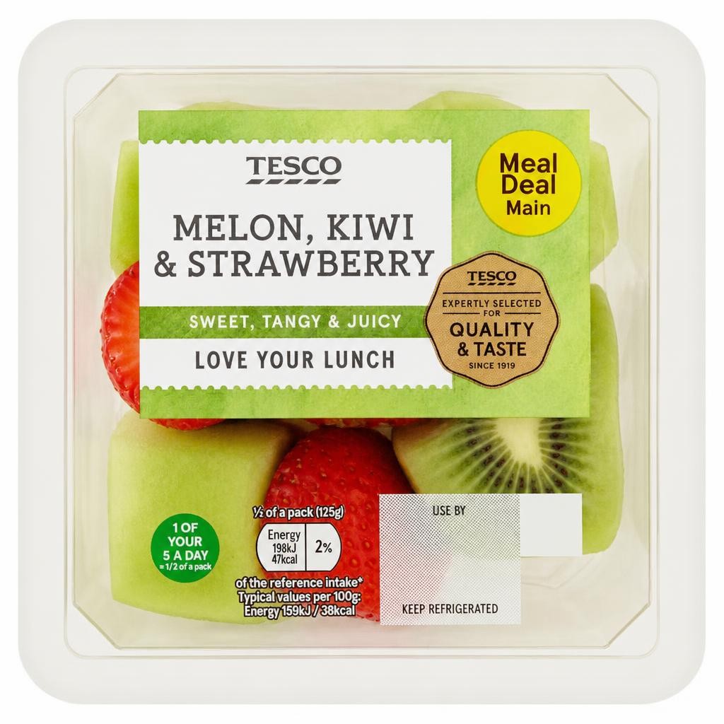 Tesco Melon, Kiwi & Strawberry 250g (FOS)