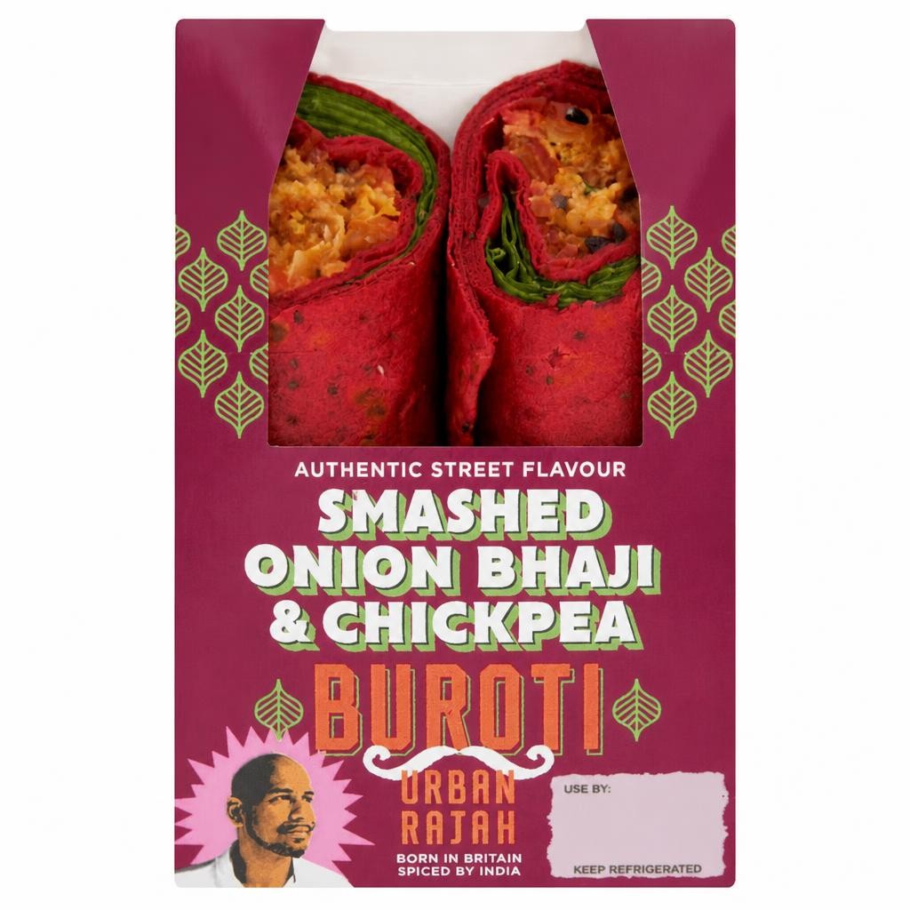 Urban Rajah Smashed Onion Bhaji & Chickpea Buroti
