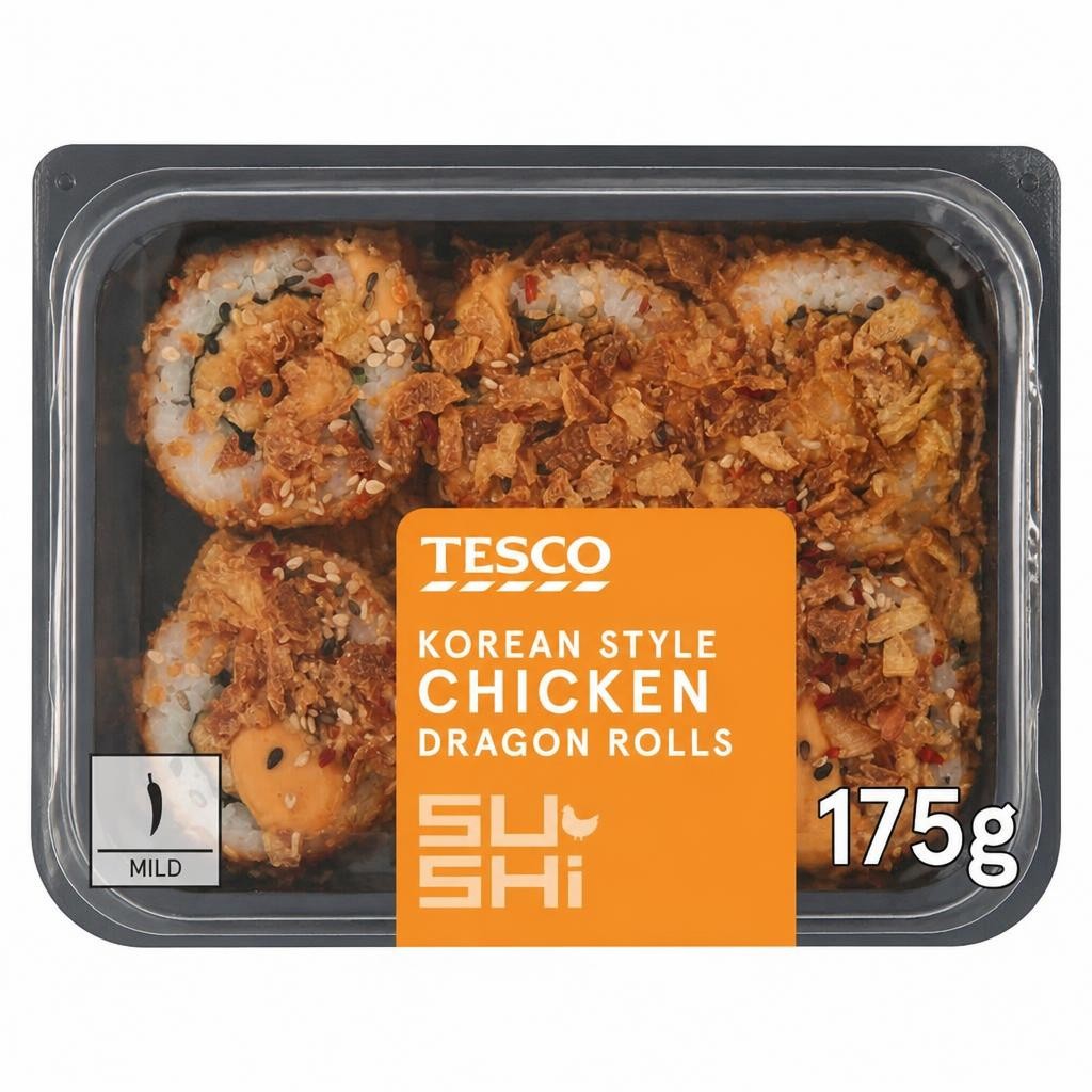 Tesco Korean Style Chicken Dragon Roll 175g