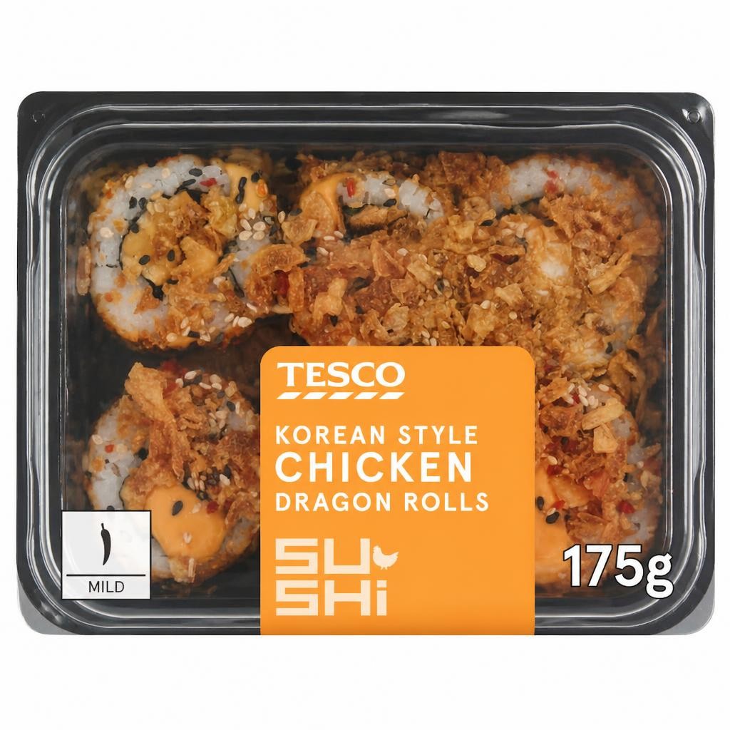 Tesco Korean Style Chicken Dragon Roll 175g
