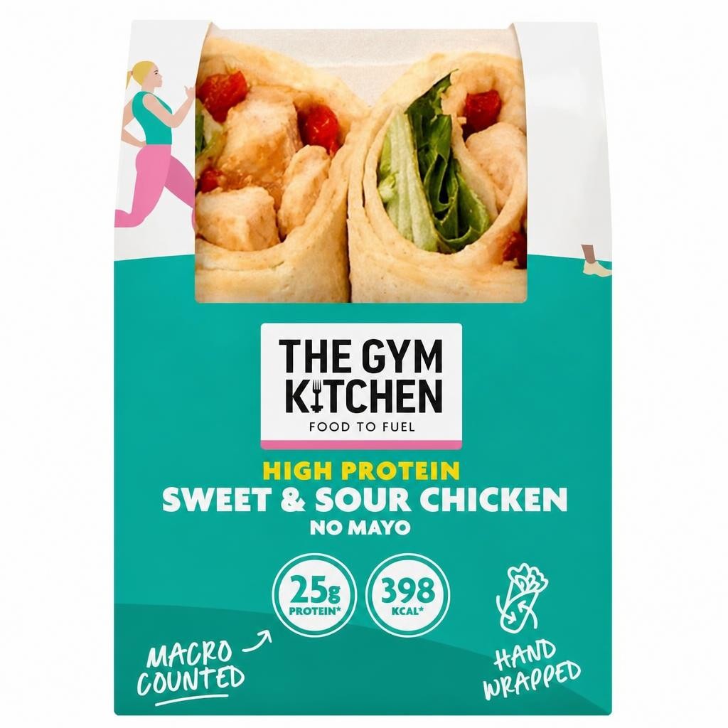 The Gym Kitchen High Protein Sweet & Sour Wrap