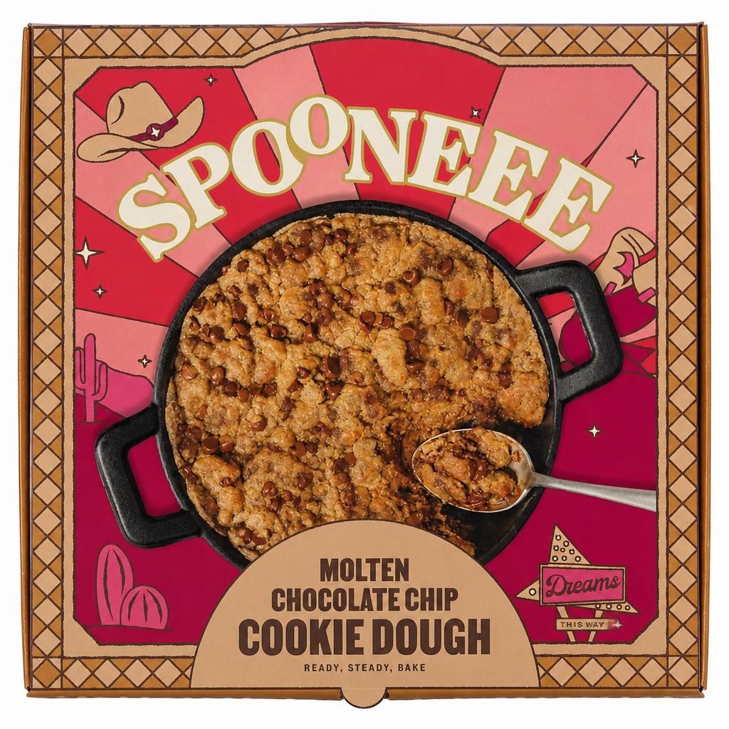 Spooners Molten Chocolate Chip Cookie Dough Dessert 250g