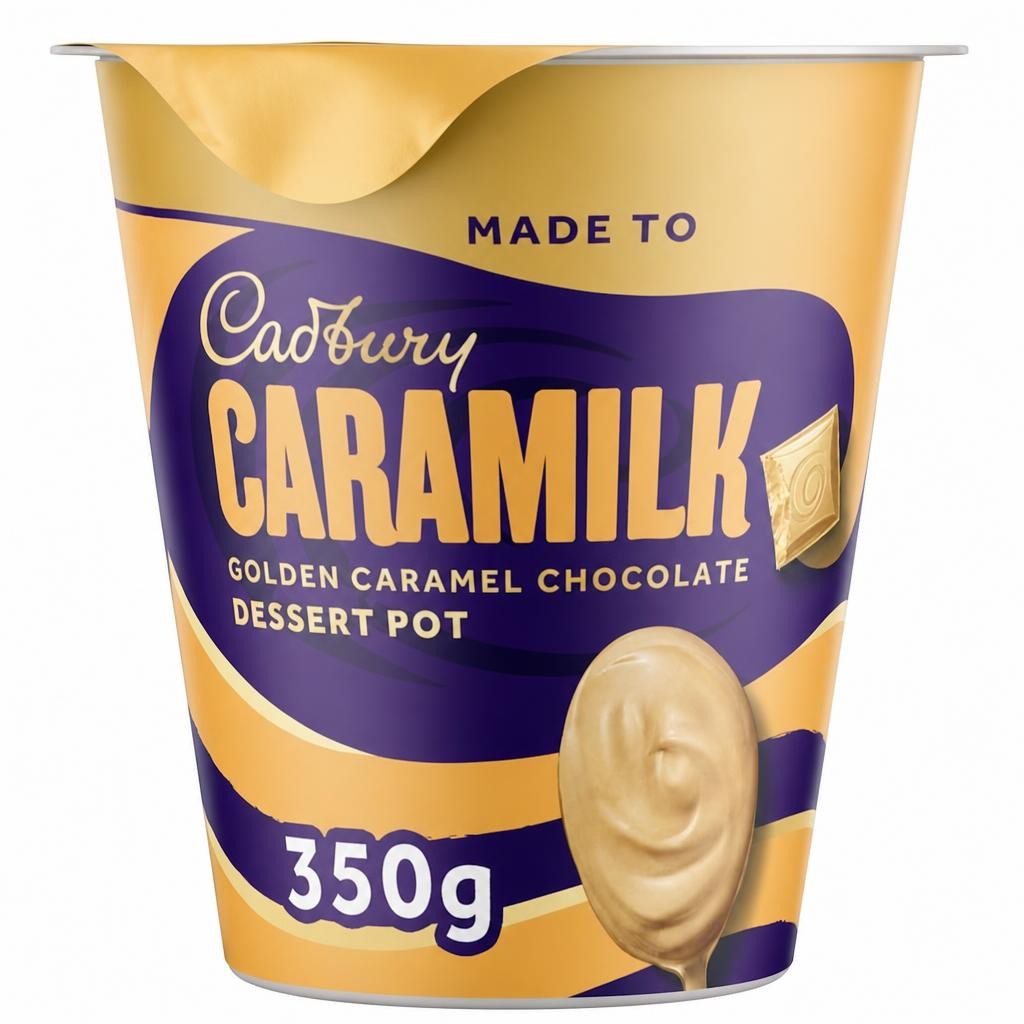 Cadbury Caramilk Golden Caramel Chocolate Dessert Pot 350g