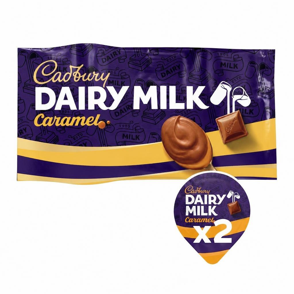 Cadbury Dairy Milk Caramel Pots of Joy Desserts 2x60g