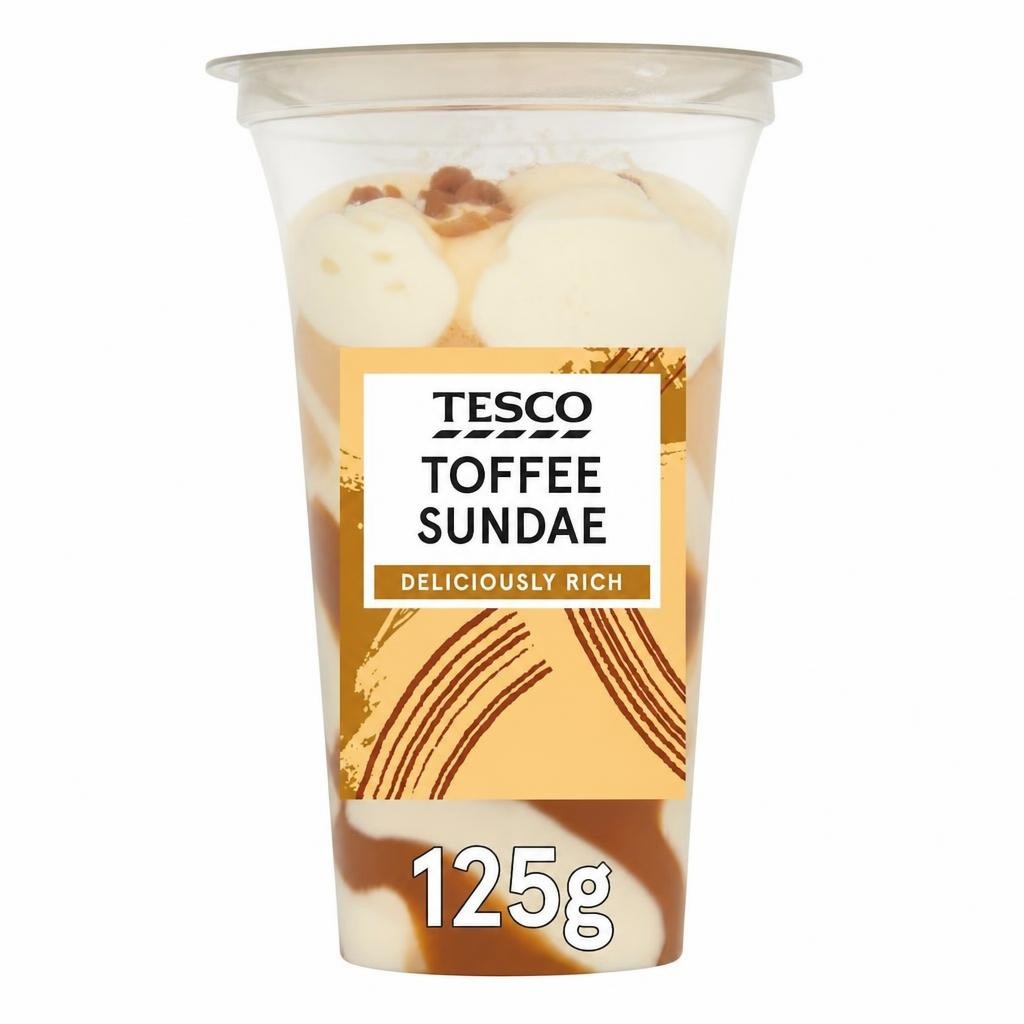 Tesco Toffee Sundae 125g