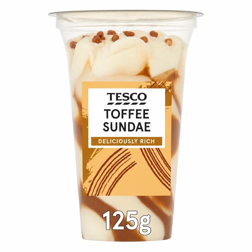 Tesco Toffee Sundae 125g