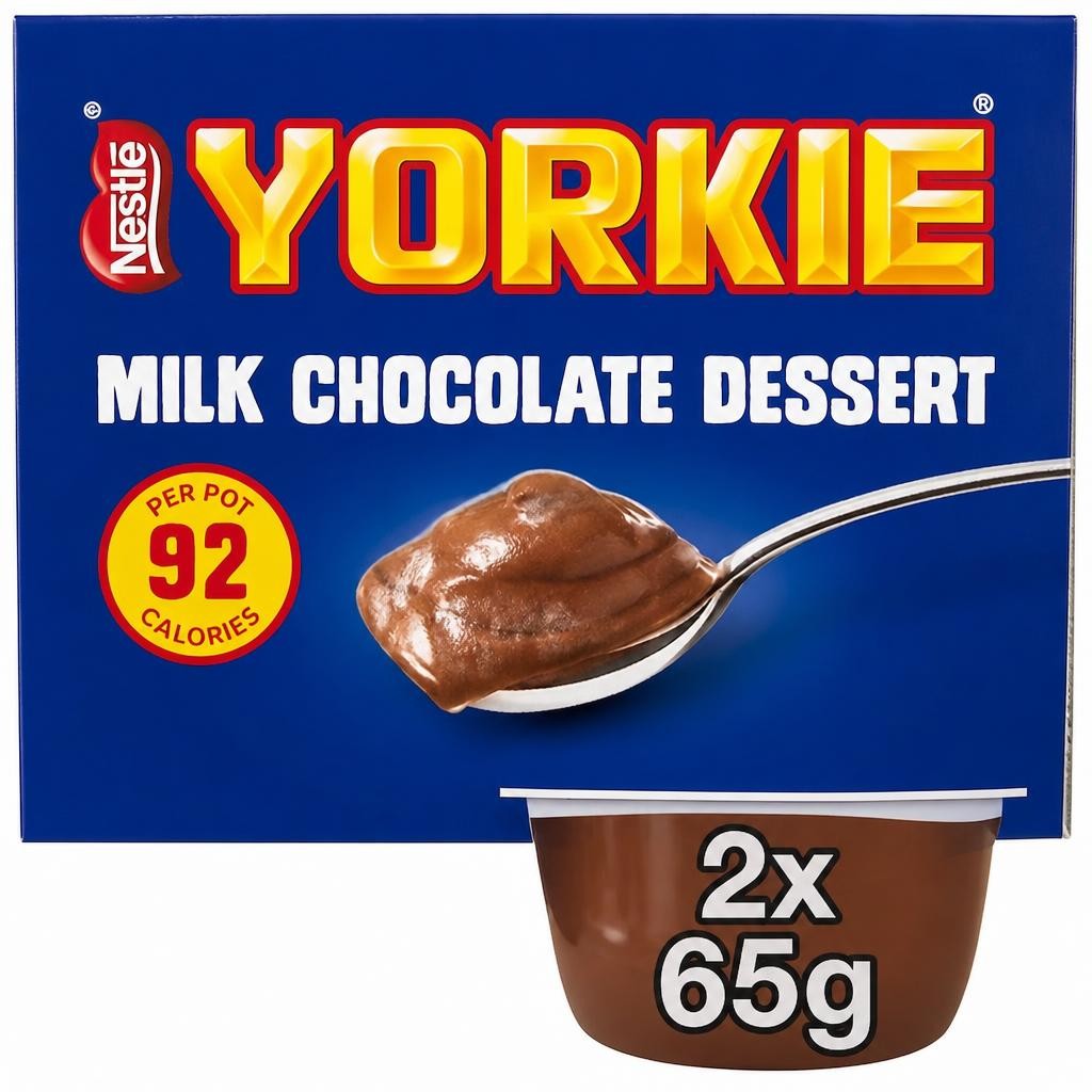Yorkie Milk Chocolate Dessert 2x65g