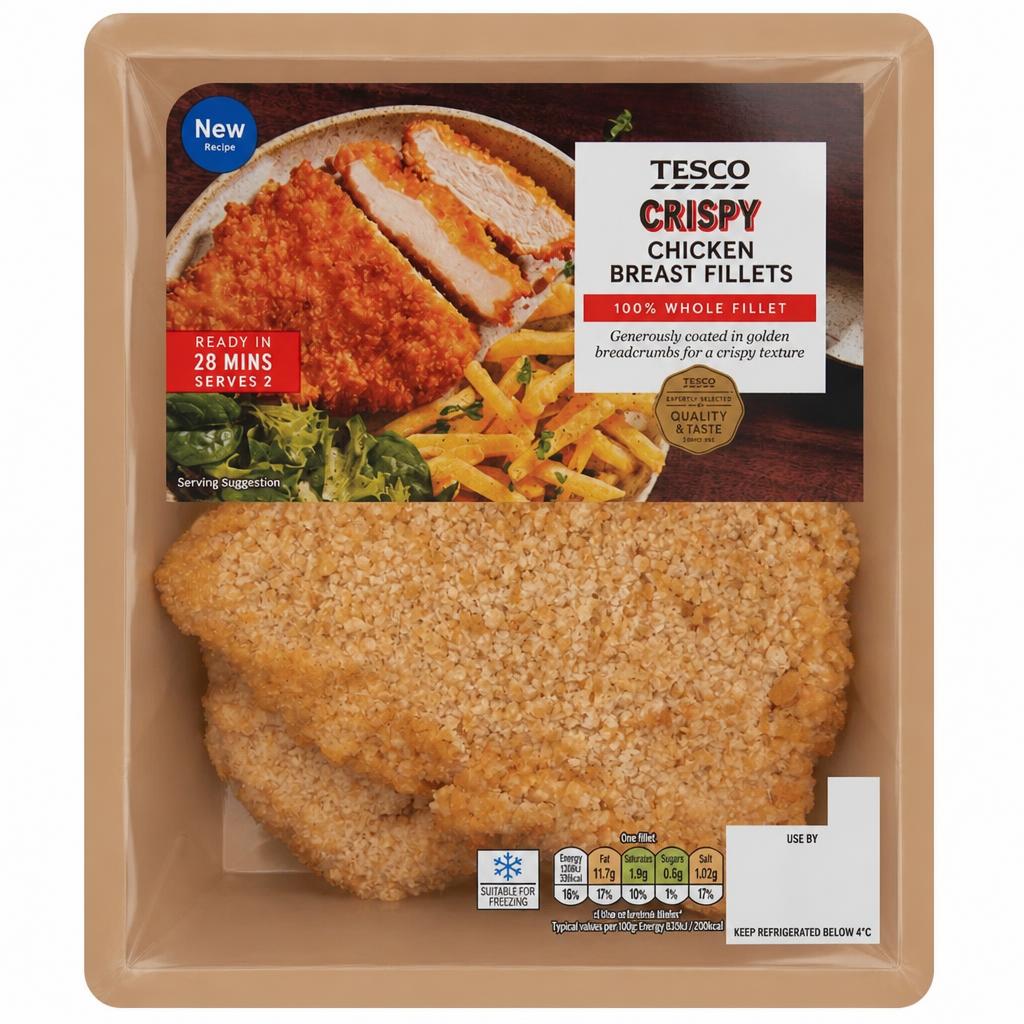 Tesco Crispy Chicken Breast Fillets 350g