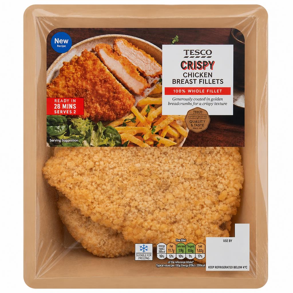 Tesco Crispy Chicken Breast Fillets 350g