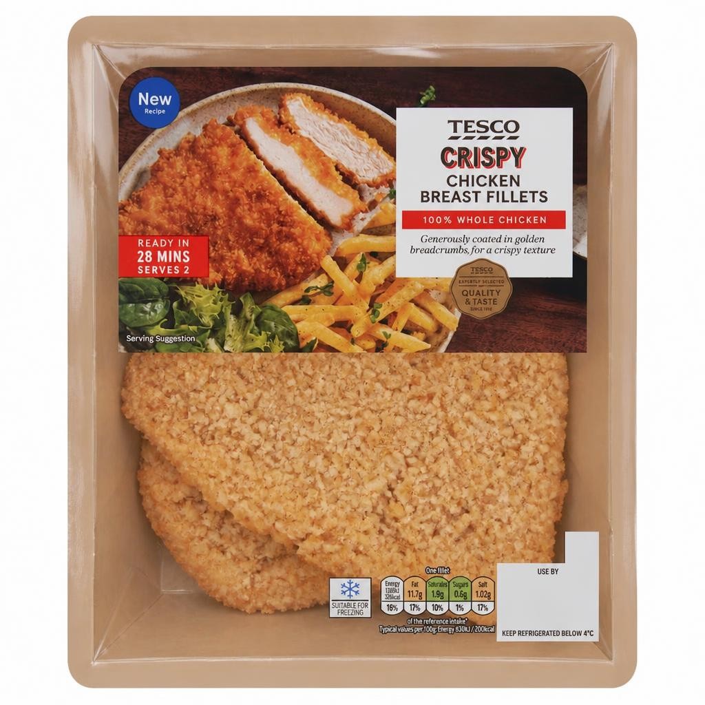 Tesco Crispy Chicken Breast Fillets 350g