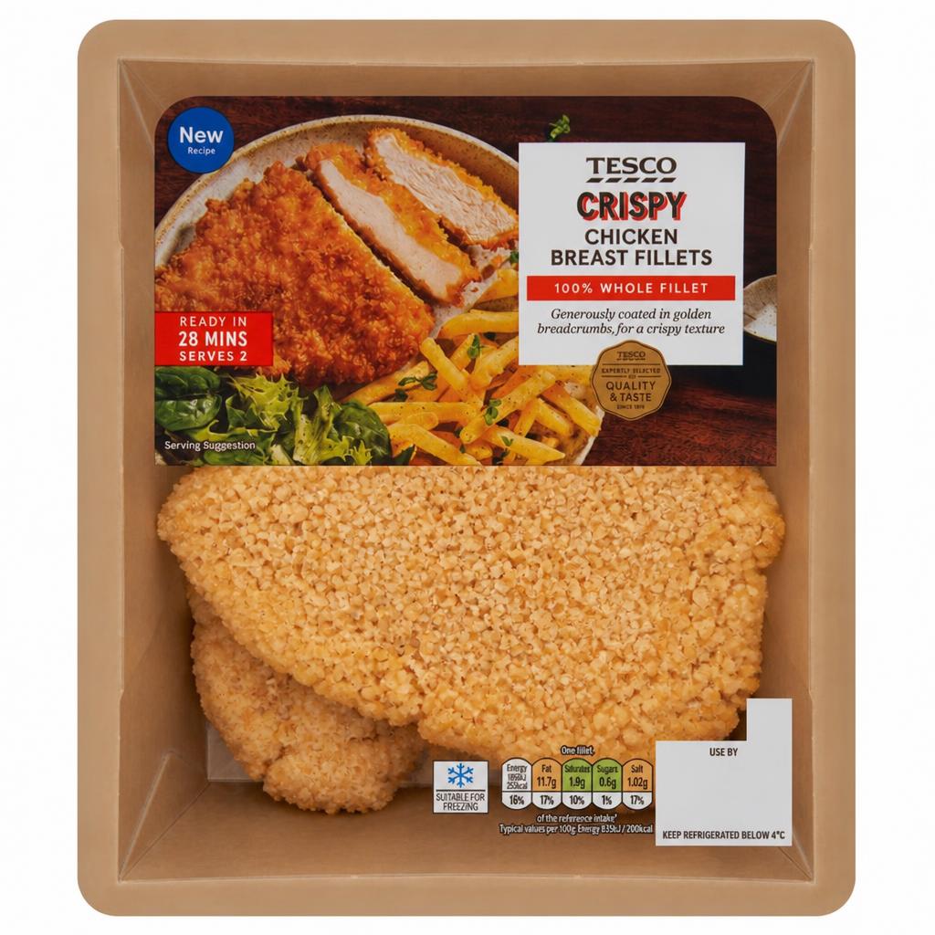 Tesco Crispy Chicken Breast Fillets 350g
