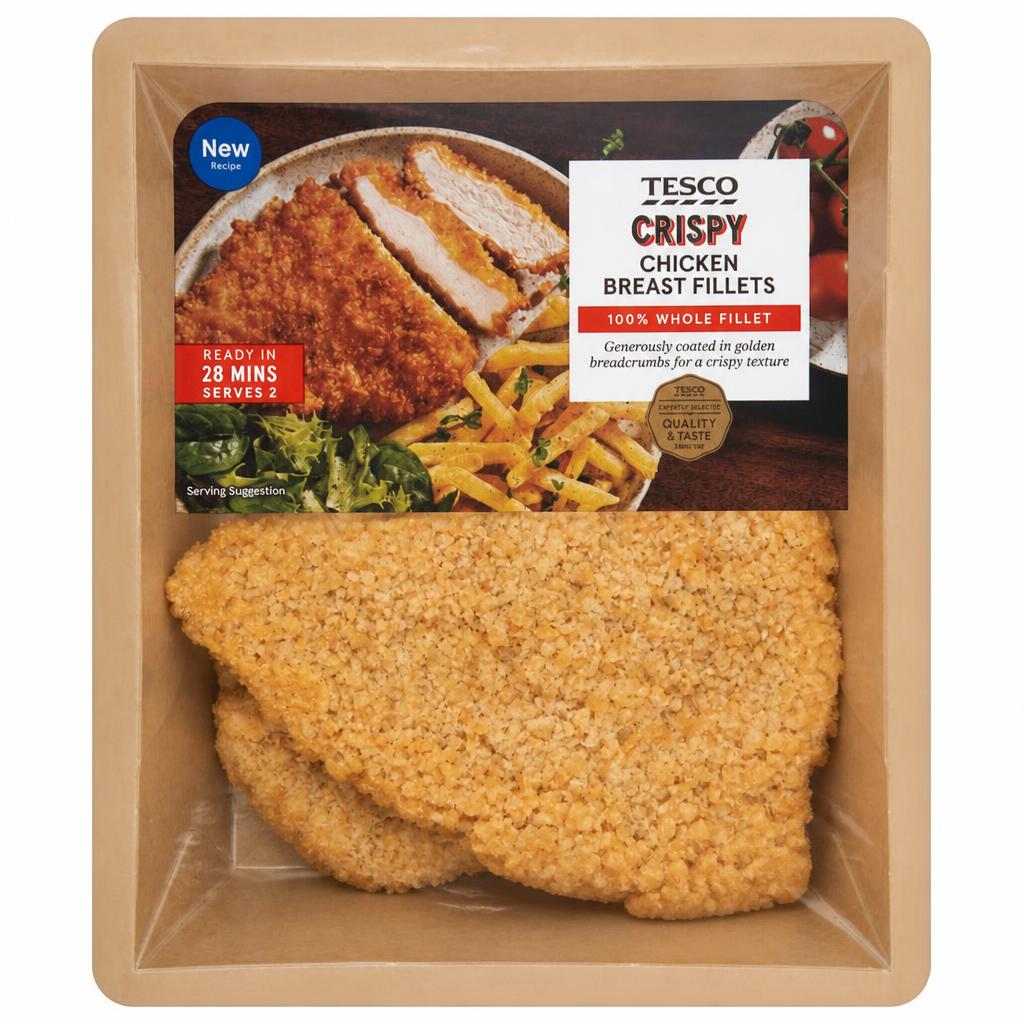 Tesco Crispy Chicken Breast Fillets 350g