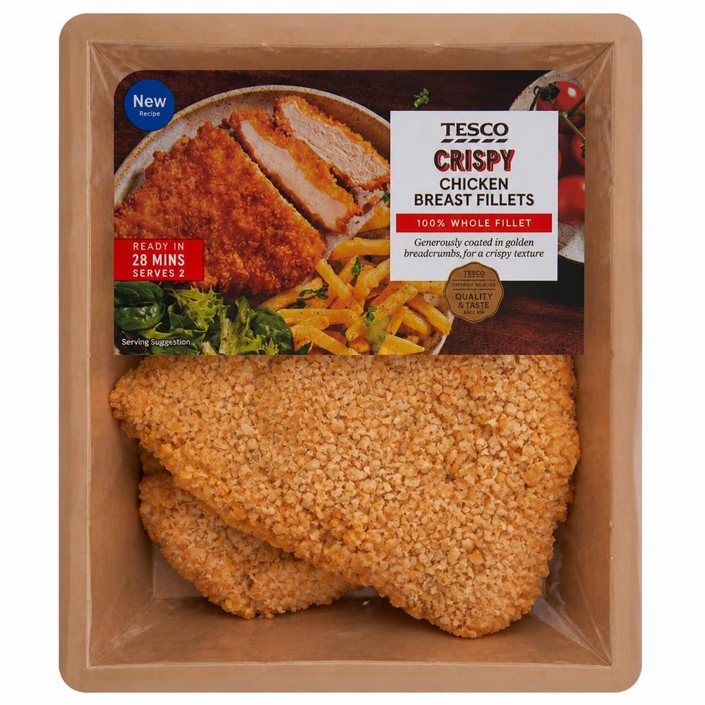 Tesco Crispy Chicken Breast Fillets 350g