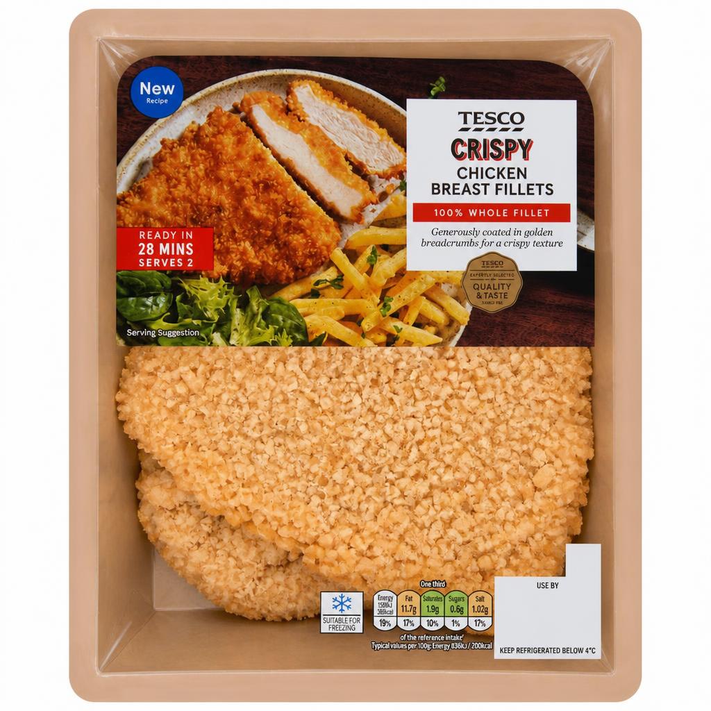 Tesco Crispy Chicken Breast Fillets 350g