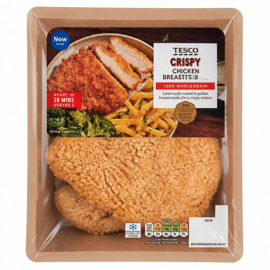 Tesco Crispy Chicken Breast Fillets 350g