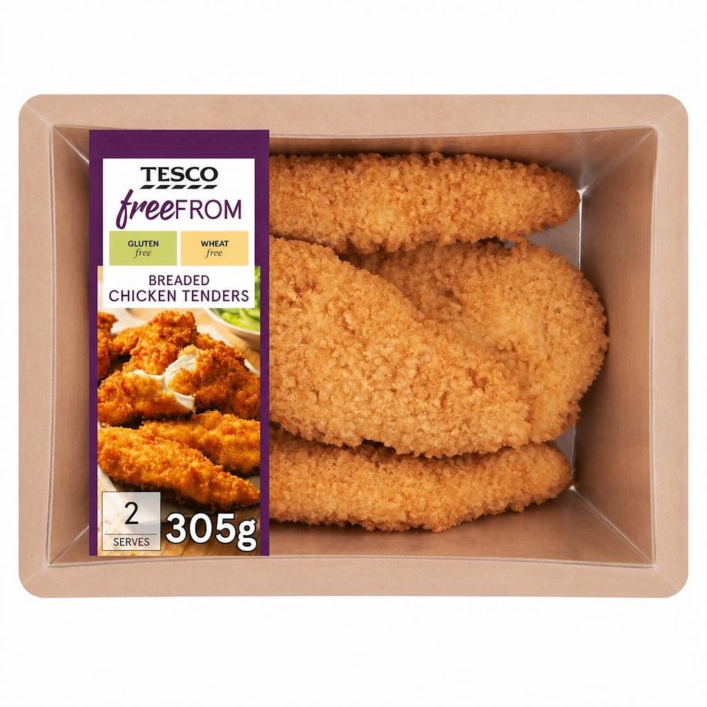 Tesco Free From Whole Fillet Chicken Tenders 305g