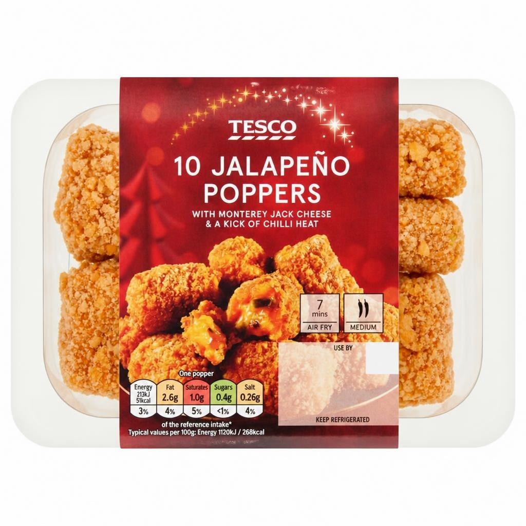 Tesco 10 Jalapeno bites 200g