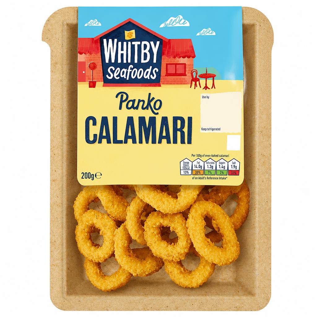 Whitby Seafoods Panko Calamari 200g