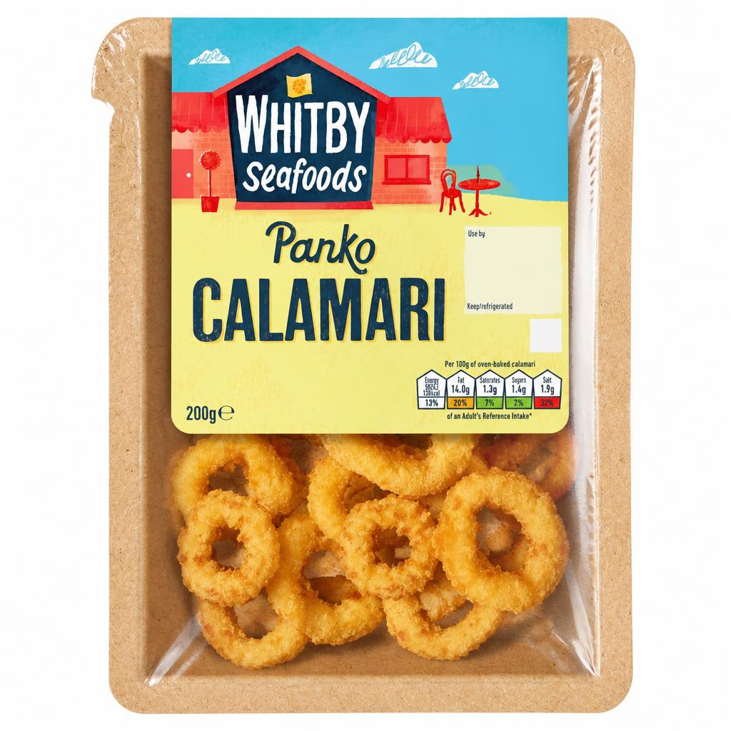 Whitby Seafoods Panko Calamari 200g