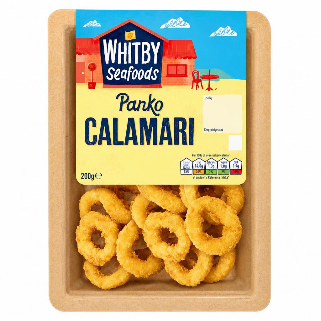 Whitby Seafoods Panko Calamari 200g