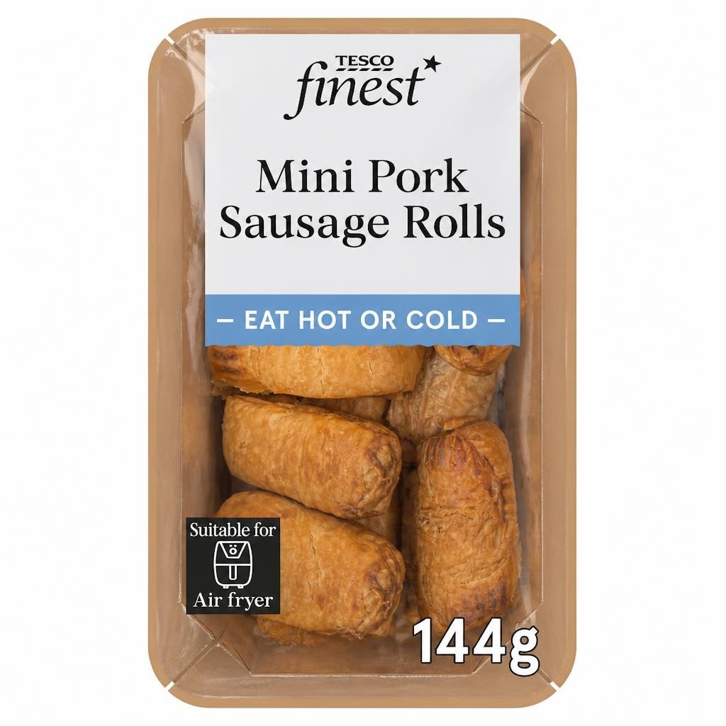 Tesco Finest Mini Pork Sausage Rolls 144g
