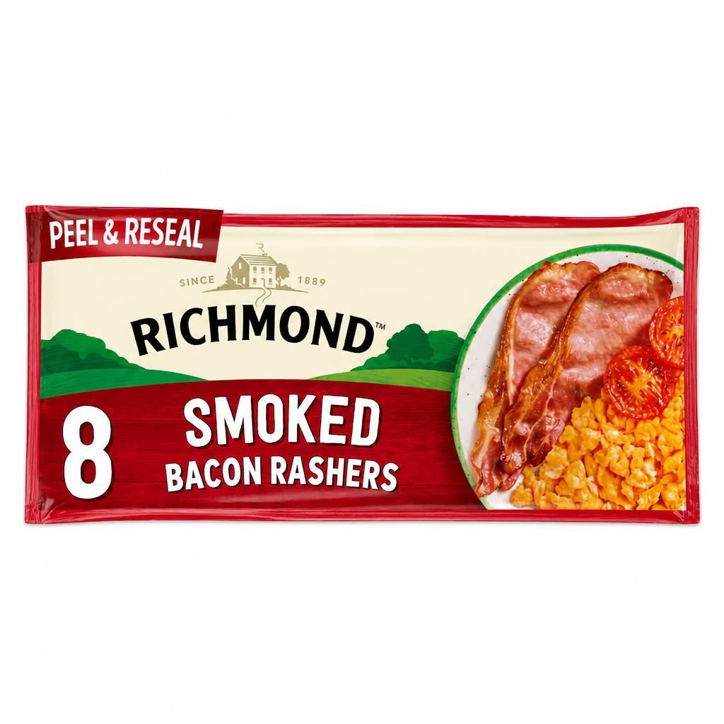 Richmond 8 Thick Cut Smoked Back Bacon 280g