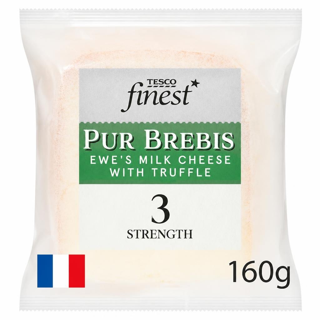 Tesco Finest Pur Brebis Ewe's Milk Cheese With Truffle 160g