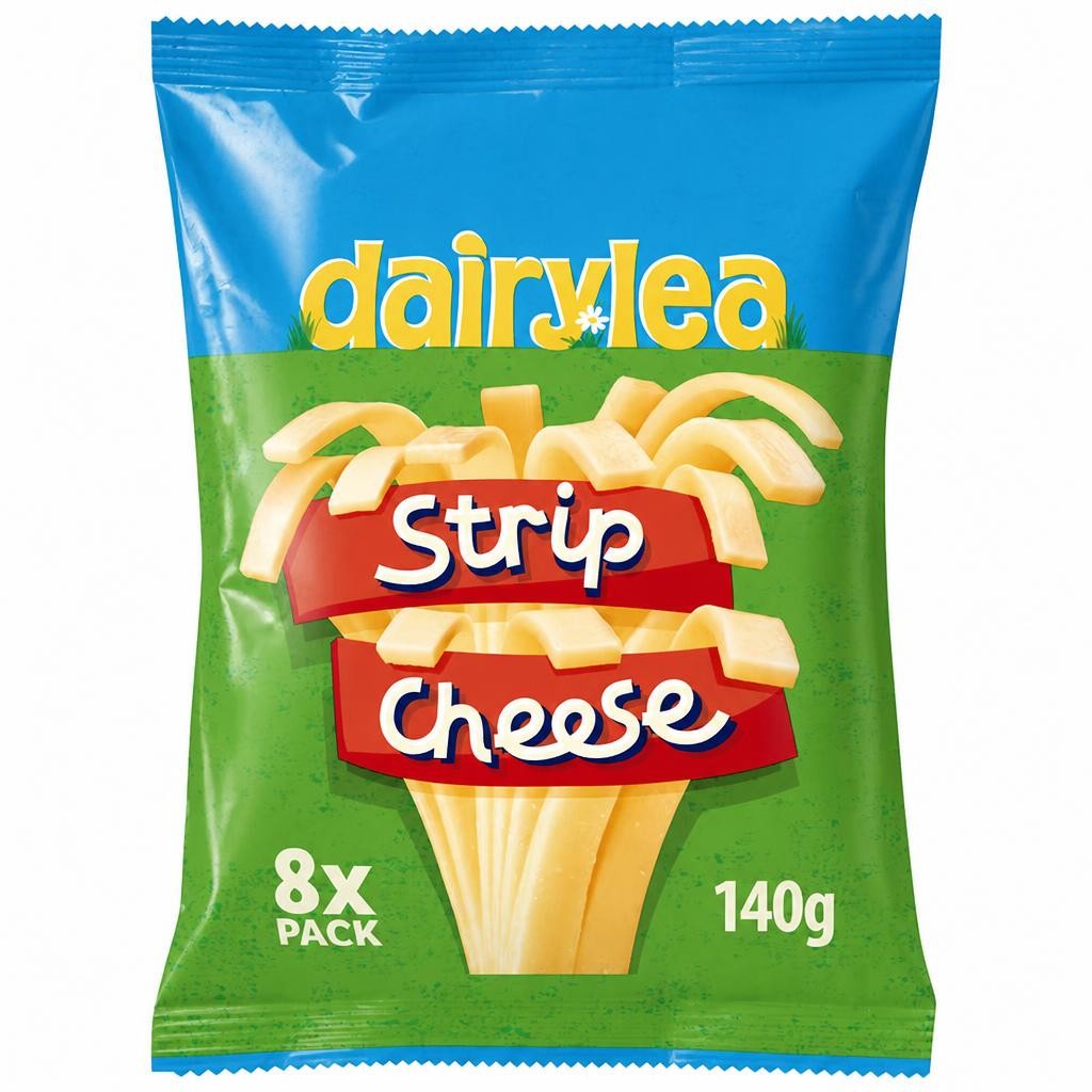 Dairylea Strip Cheese 8's 140g