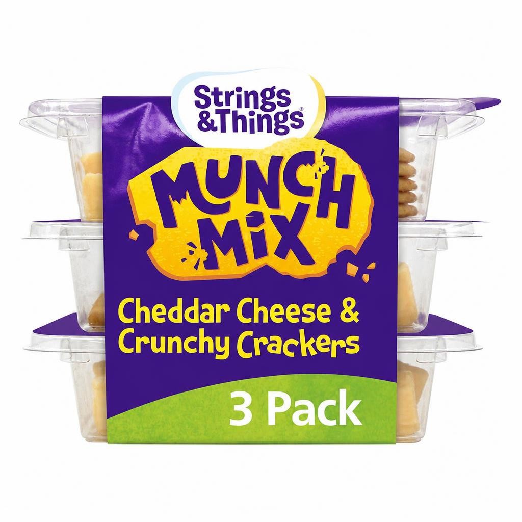 Strings and things Munch mix cheese & crackers 90g
